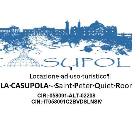 La Casupola Saint Peter'S Quiet Room Rom Eksteriør billede